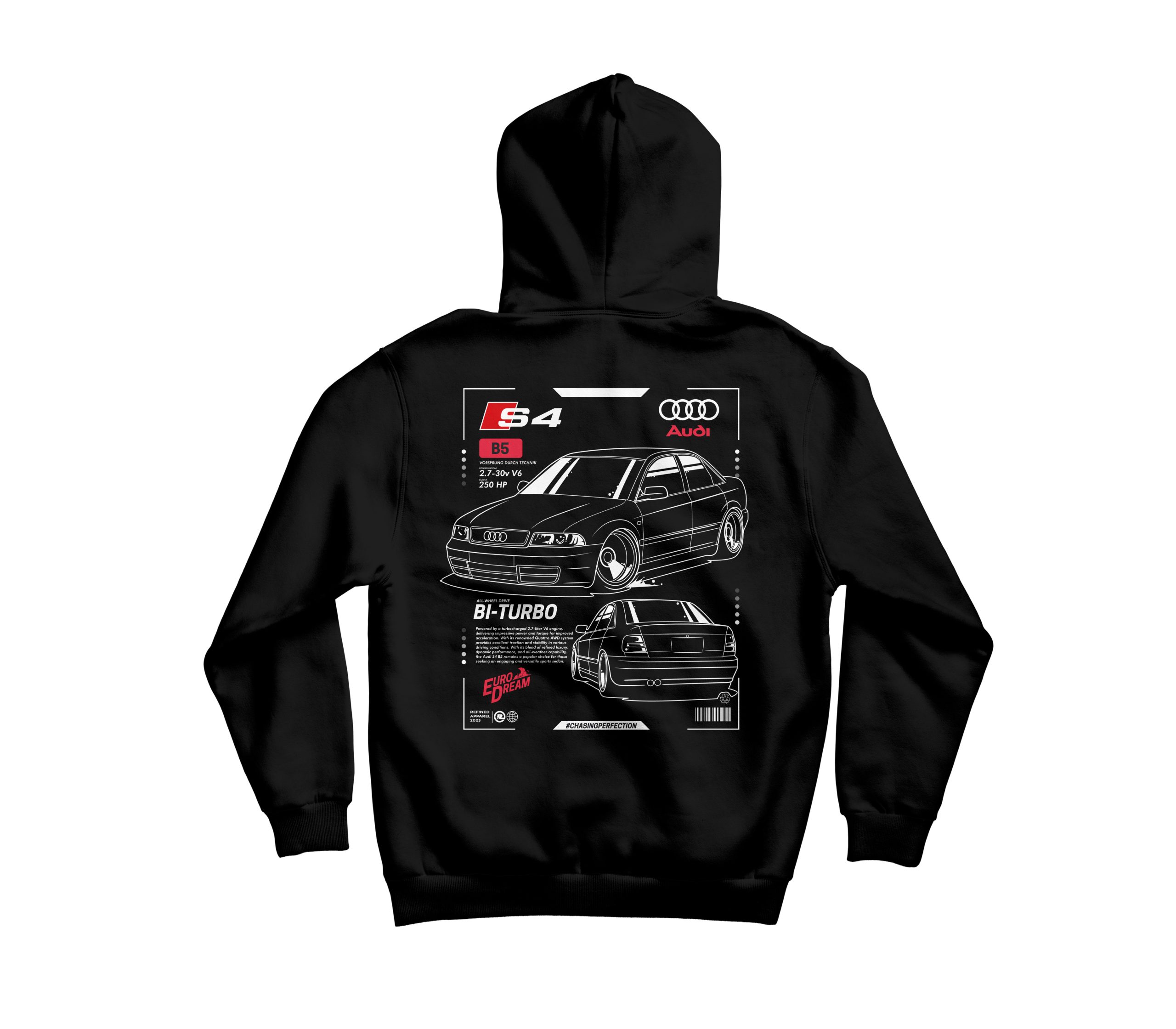 Audi S4 B5 (EuroDream Heritage Collection) Hoodie – REFINED – Automotive  Lifestyle
